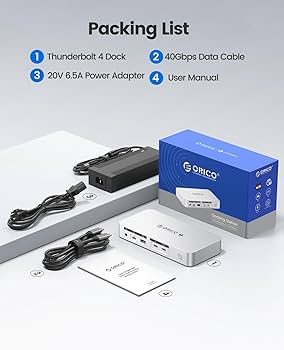 O184 ORICO Thunderbolt4 12-in-1 40Gbpsハブ Amazon.com: ORICO Thunderbolt 4 Dock,40Gbps 12-in-1 HUB